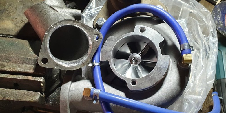 Процесс обработки окна турбины